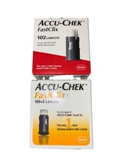 Accu-Chek FastClix Diabetes Testing Lancets - 102 Pieces Same Day Free Shipping