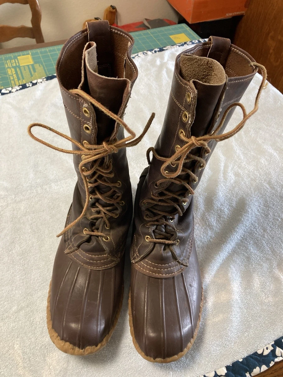 Bottes De Chasse L.L.Bean Maine Hunting Shoe – Homme, Taille 8 US (41 EU), Cuir/caoutchouc