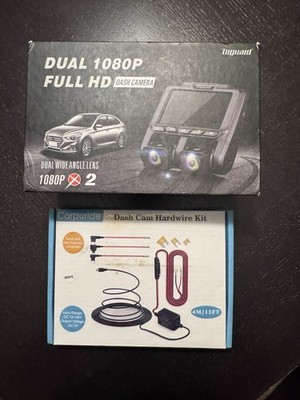 Dual 1080P Full HD Dash Camera + Hardwire Kit   Toguard / Carpurdie
