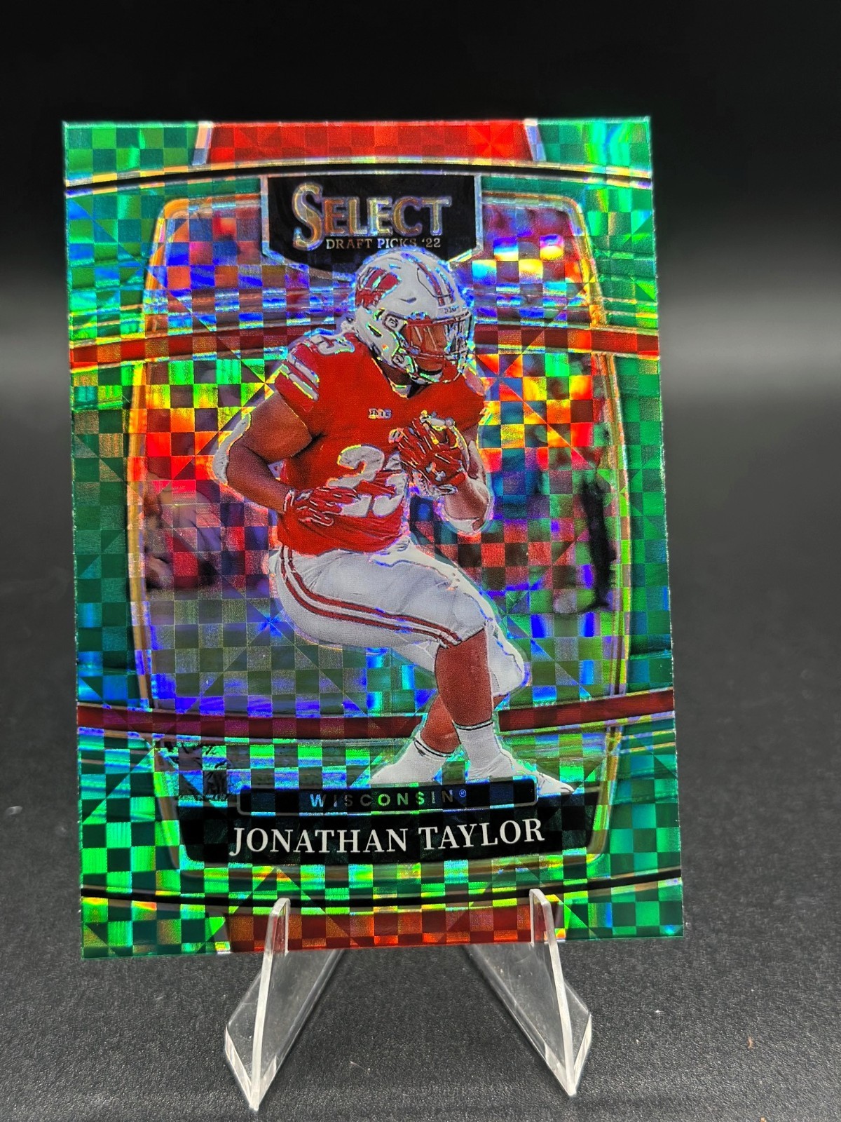 2022 Select Draft Picks Jonathan Taylor #95 Green Squares