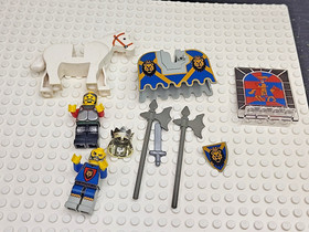Lego Knights Kingdom I: King Leo W/ Horse Crown Window 6098 6091 cas035 cas037