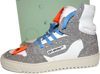 Off-White Glitter 3.0 High Top Sneakers Athletic Shoes  display picture 3