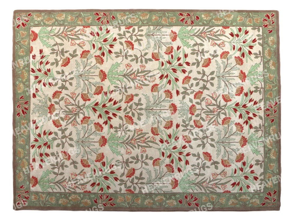 Adeline multi Handmade Traditional Wool Rug & carpet No Hidden Costs - Image 4 of 4