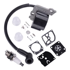 Ignition Coil Spark Plug Carburetor Repair Kit Fit for Stihl HS45 FS55 FS38 New