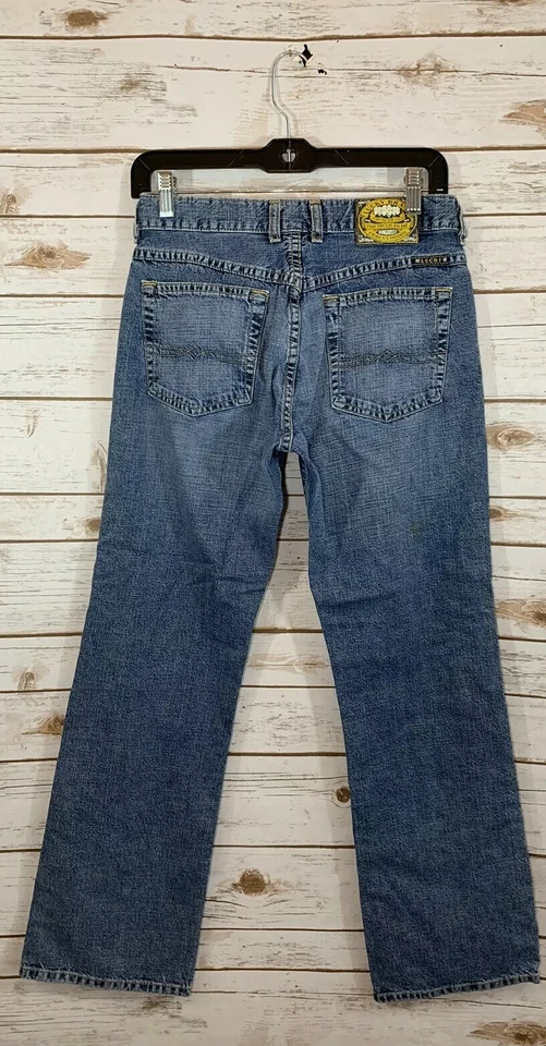 Vintage Lucky Womens 2/26 Med Wash Straight Leg Mom Jeans USA Button Fly USA - Image 3 of 4