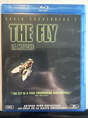 THE FLY 1986 BLU-RAY DAVID CRONENBERG, JEFF GOLDBLUM, GEENA DAVIS Rare OOP