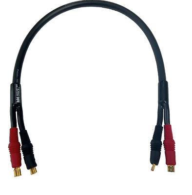 Monster Cable Quick Disconnect Faston to Faston Speaker Cable, P500-SCJ-.5M
