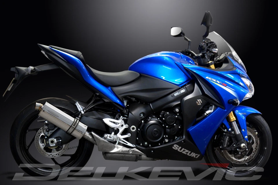 Suzuki GSX-S1000 2016-2024 Kit de silenciador de escape de acero inoxidable ovalado deslizable de 14" Foto 4 de 4