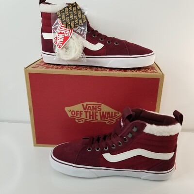 Vans Women s Filmore Hi Vansgu Suede Shoe Size 9.5 Port Royale White Authentic 