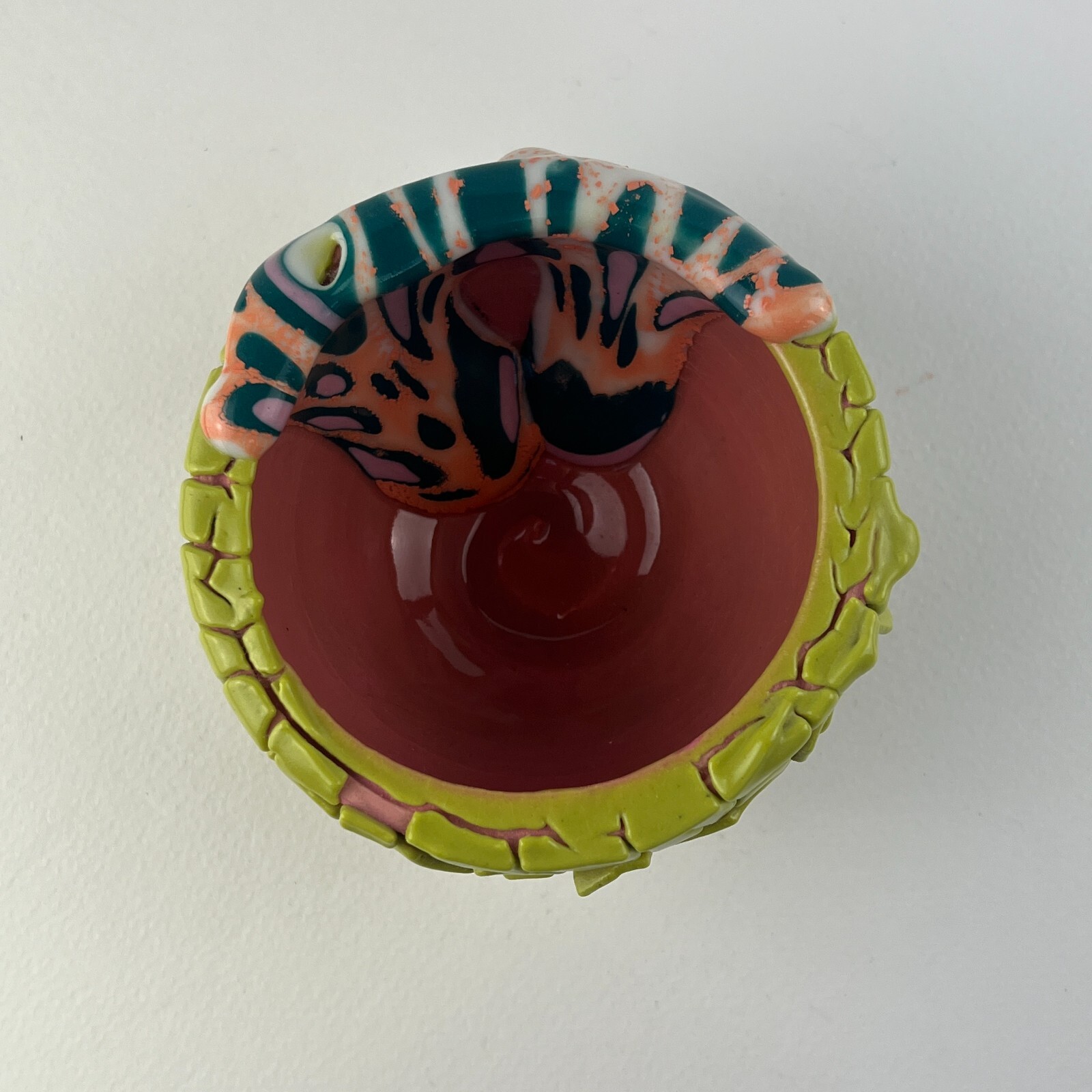 Sean Michael Gallagher Studio Pottery Bowl Drip Glaze Handmade ...