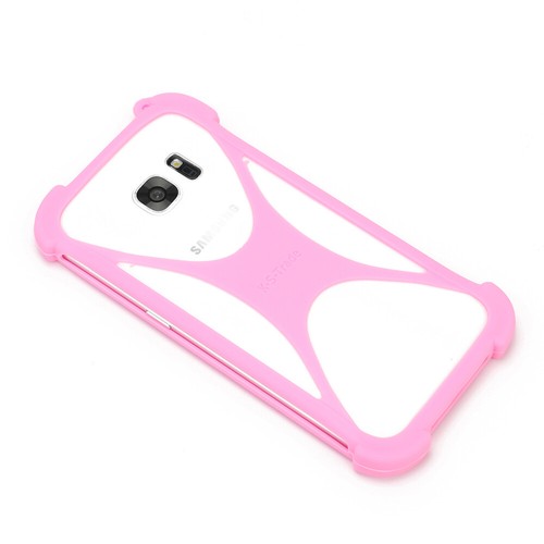 protective ring for Cubot Max 5 Silicone Case Softcase Bumper pink - Picture 5 of 5