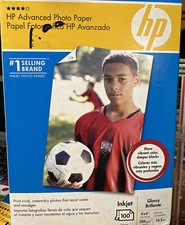 HP Advanced Glossy Photo Paper 100 Sheets 4X6 NIB