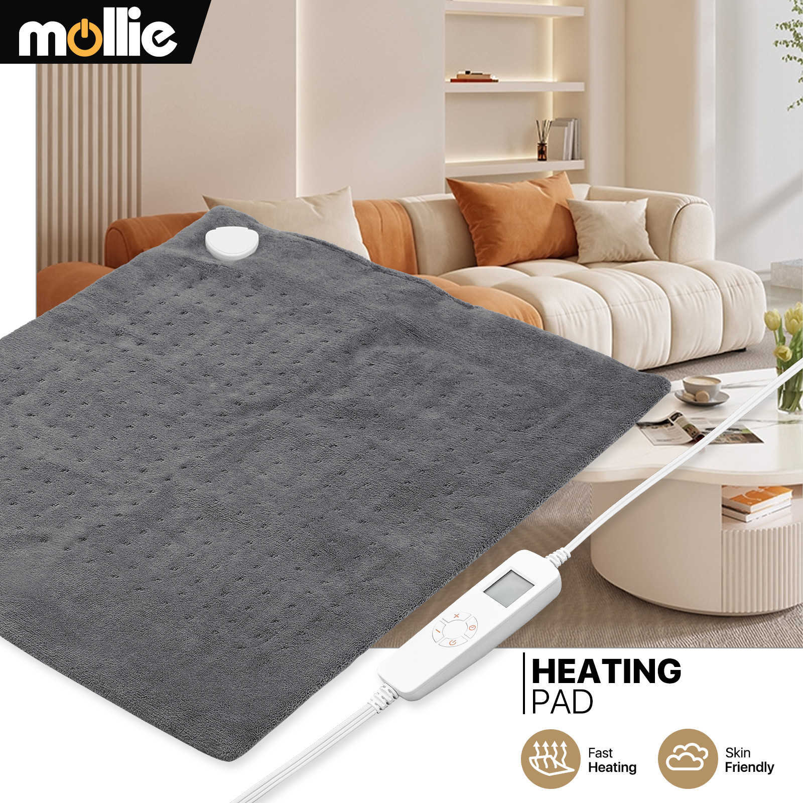 6 Heat Settings Back Pain Leg Cramps Relief Warmer