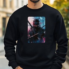 Ninja Portrait Sweatshirt Cosy and Perfect for Any Occasion S to 4XL