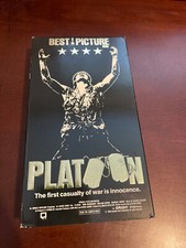 Platoon VHS 1986 Best Picture  Charlie Sheen