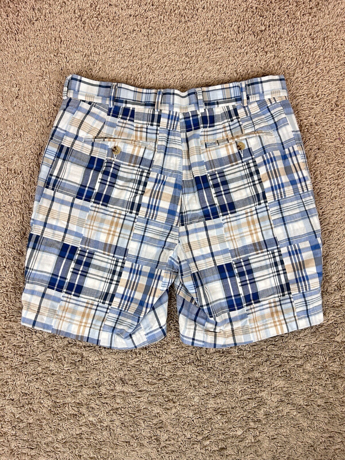 Peter Millar Golf Plaid Madras Patchwork Preppy S… - image 3