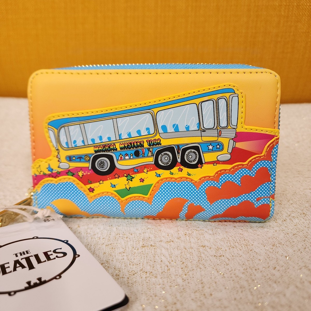 Loungefly ビートルズ ミステリーツアーバス ジップ ウォレット Loungefly The Beatles Magical Mystery Tour Bus Zip Around