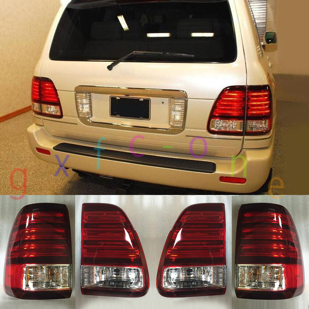 For Lexus 2003-2007 LX470 Left & Right LED Rear Tail Lights Brake