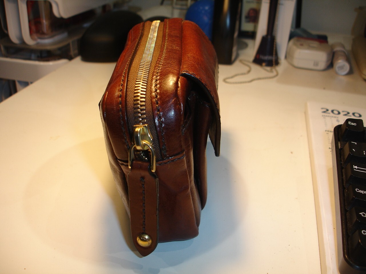 THE BRIDGE LEATHER CO BELT BAG / PURSE eBay