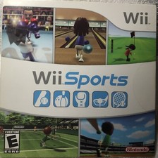 Nintendo Wii - Wii Sports Sleeve Case and Instruction Manual Only - No Disc 