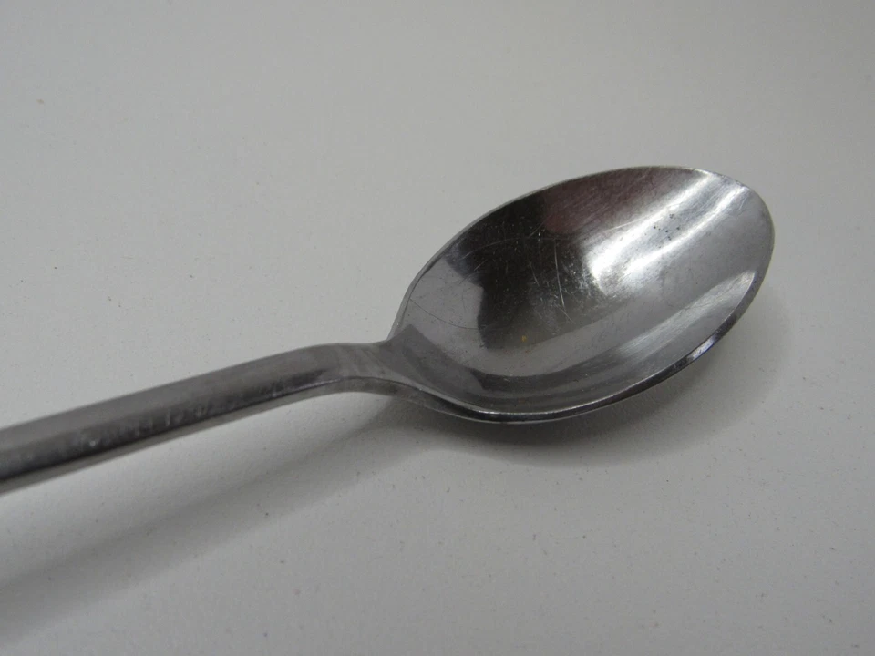 Lote de 7 cucharaditas de acero inoxidable CROSSROADS 7 1/2" Corea #TA Foto 3 de 4