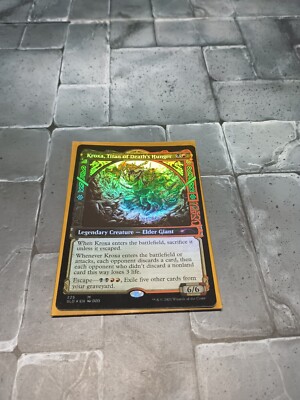 MTG Kroxa, Titan of Death's Hunger - Foil, Light Play, English