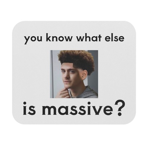 low taper fade meme Mouse Pad (Rectangle) - 第 1/5 張圖片