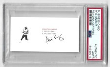 PHIL KNIGHT Nike Founder AUTO Signed Business Card LT Chargers PSA DNA Slabbed
