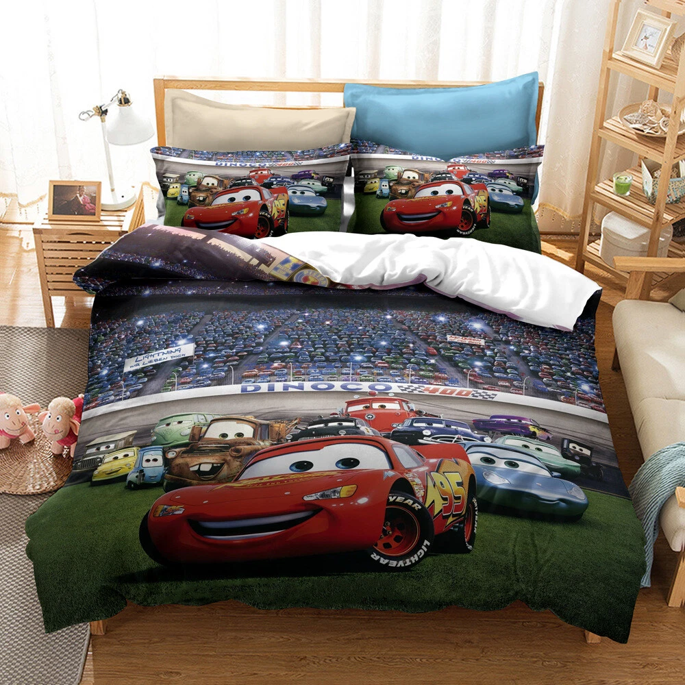 Disney cars top quilt cover set