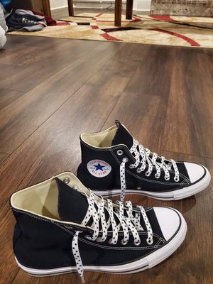 New Converse Chuck Taylor All Star High Black Mens 8 -  Womens 10