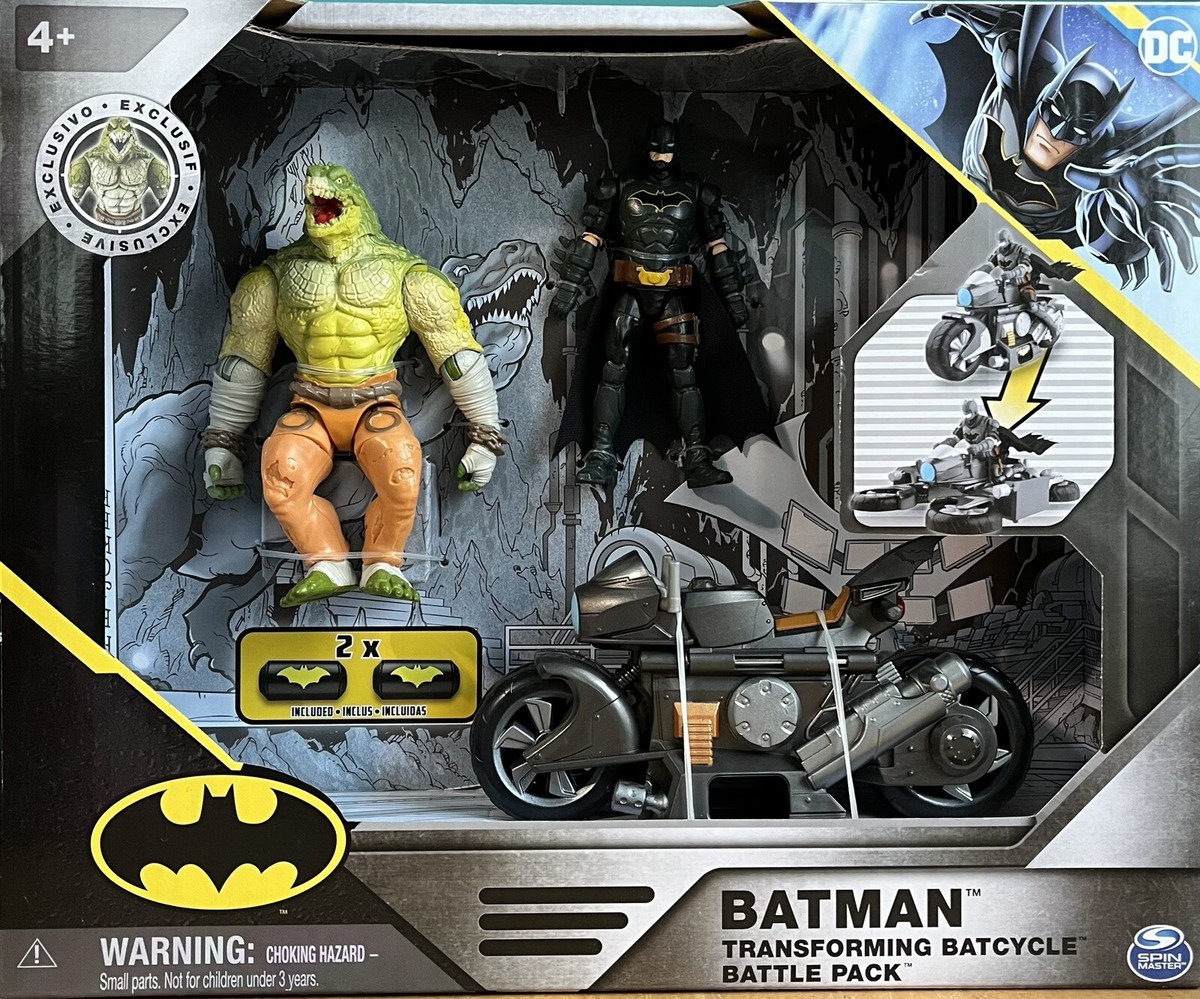 DC Comics Transforming Batcycle Battle Pack 4