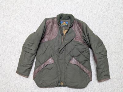 vintage EDDIE BAUER jacket L green SKYLINER 1936 quilted GOOSE