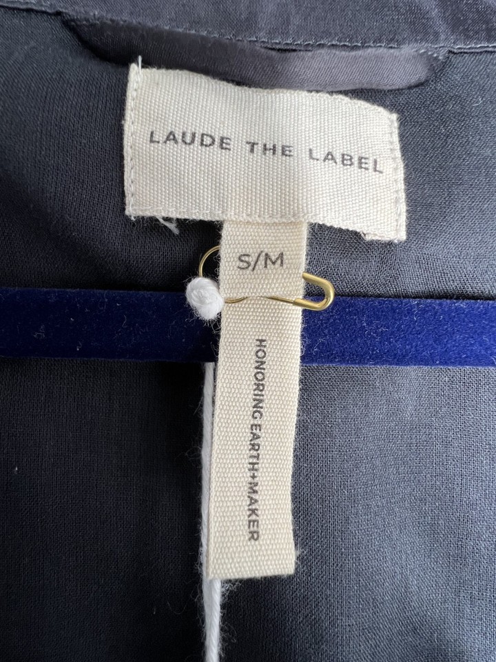 Laude The Label Womens Top Size Small Medium Black Kimono Wrap | eBay