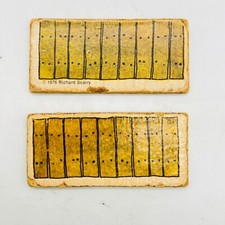 Puzzletown Richard Scarry Replacement LOT 3" Brown Wood Plank Wall Fence Part