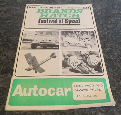 Brands Hatch Festival of Speed 1967 Programm