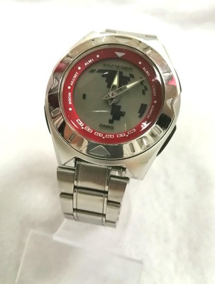 CASIO Quartz / Analog / EDB-300 Silver Ã Red #A267 GOOD wristwatch | eBay