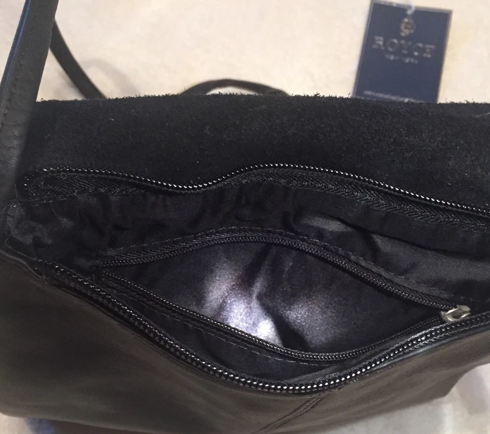 Кожаная сумка через плечо «Vaquetta» от ROYCE (8x8) с клапаном - Изображение 3 из 4