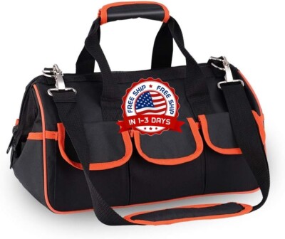 Bolsa De Herramientas Para Electricista Bolso Almacenamiento Resistente Desgaste