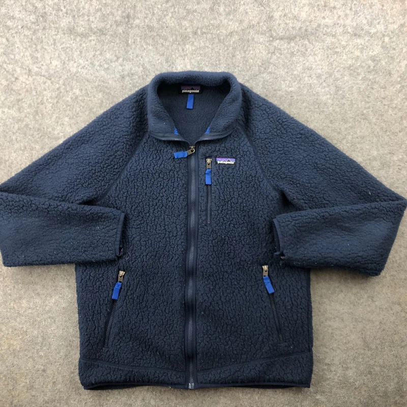 patagonia retro pile fleece full zip polartec jacket