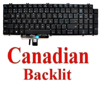 Keyboard for Dell Latitude 5520 5521 5530 5531 5540 3540 CA 0MTJ1Y 0W4MKC 0RFK9M