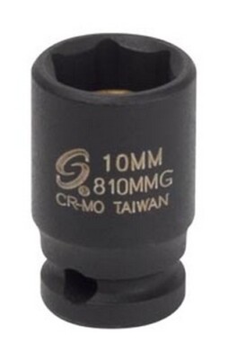 SUNEX 1/4 Dr. 10mm Magnetic Impact Socket SUN810MMG