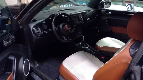 2015 15 Volkswagen Beetle Steering Wheel w Cruise Audio Phone Leather Black76673 - Picture 12 of 12
