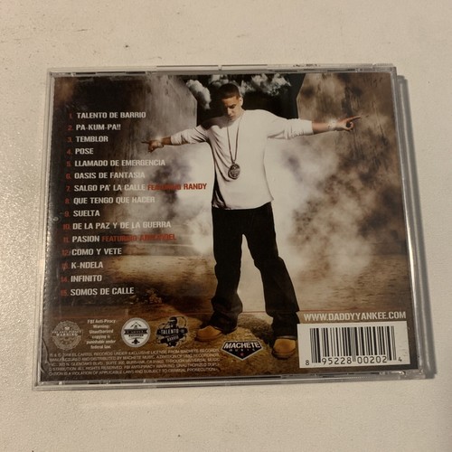 Talento De Barrio CD By Daddy Yankee (CD, 2008) (Latin) (Hip-Hop) - Foto 3 di 4