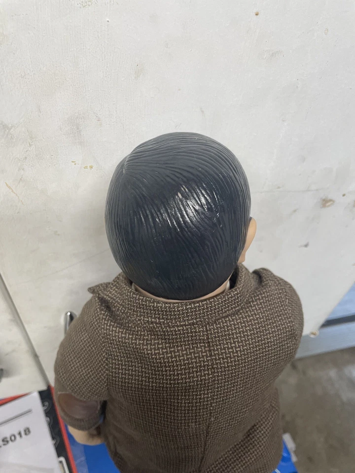 Muñeca Mr. Bean Rowan Atkinson con peluche. Sin etiqueta, raro vintage 1997 Foto 4 de 4