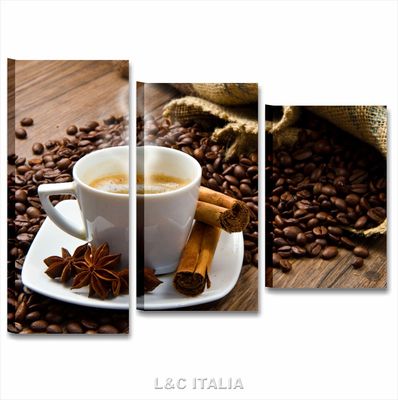 Gemälde Bar Kaffee 7 Modernes Bild Küche Leinwanddruck Wand 85x60