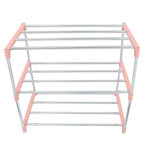 Stainless Steel Shoe Rack Child Storage Organizer Stackable Holder