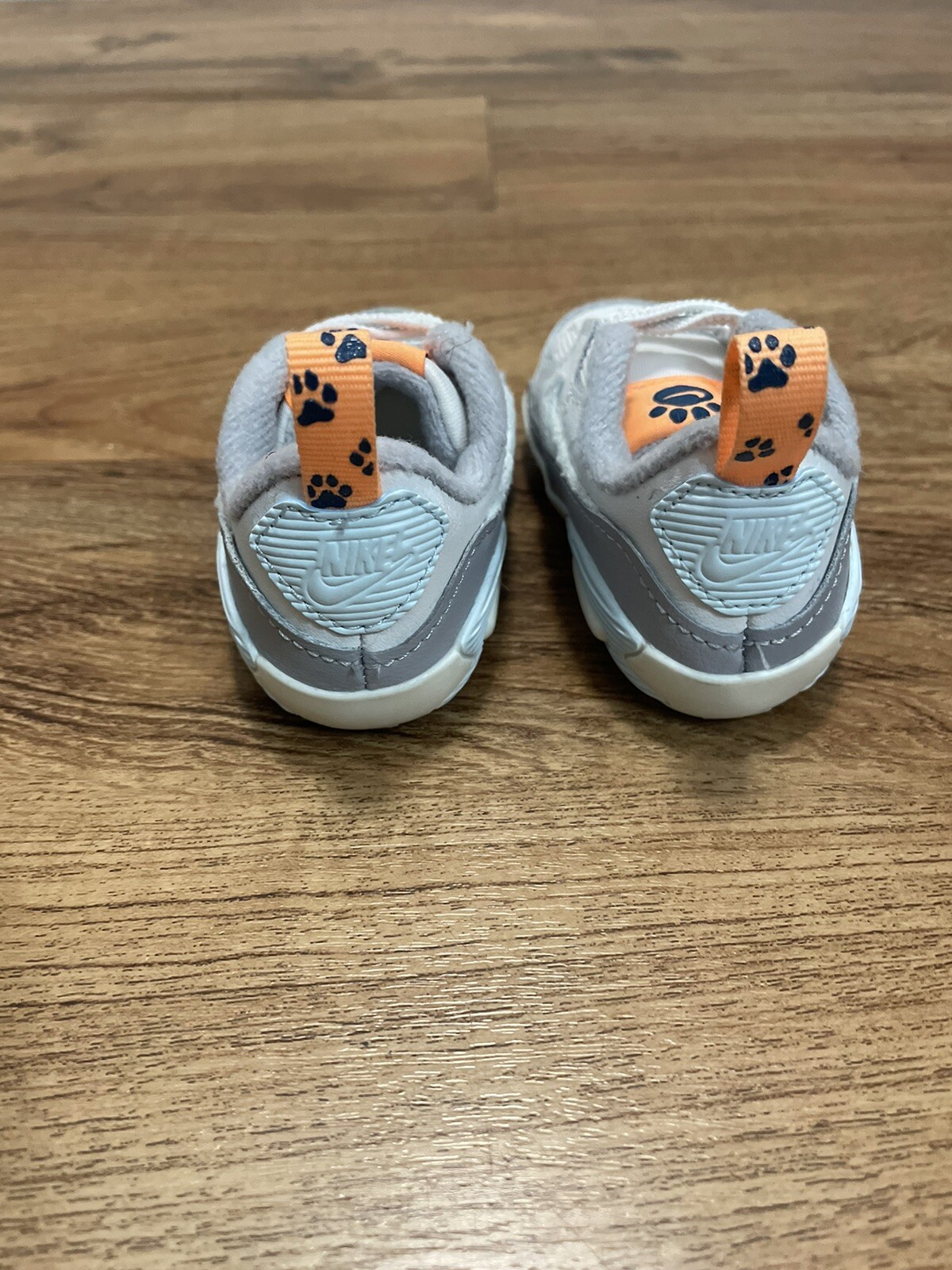 PONY NUOVE scarpe stivaletti culla Nike Air Max 90 CB fondo morbido taglia 3C DRO406 100 PAWPRINTS