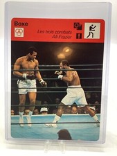 1976-80 French Sportcaster 16 265 #47-18 Joe Frazier/Muhammad Ali
