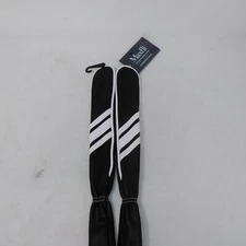 2 PACK MAXFLI VINTAGE HEADCOVER ALIGNMENT STICK POLE Black & WHITE