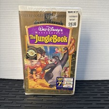 The Jungle Book VHS 30th Anniversary Masterpiece Edition Walt Disney New
